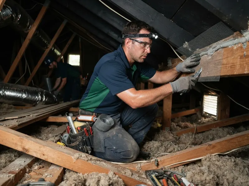 Roof Rat Attic Exclusion and Remediation in Plano, TX